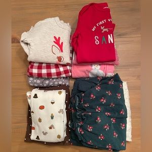 Baby girl holiday bundle (sizes 9mo, 9-12mo, and 12mo)